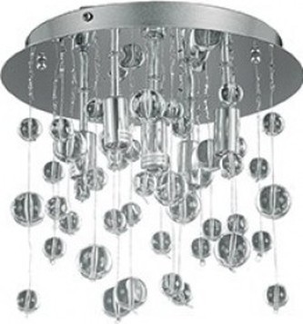 STROPNÍ SVÍTIDLO MOONLIGHT PL5 Cromo 094649 chromové