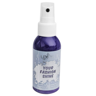 Cadence perleťový sprej na tmavý textil 100ml - fialová