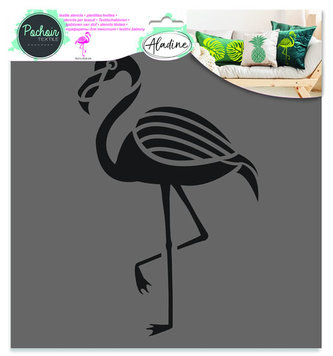 Šablona Aladine 28x28 cm - plameňák