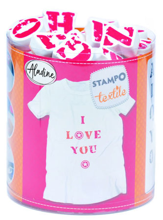 Pečiatky na textil StampoTextile - Abeceda