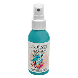 Cadence farba na textil v spreji 100ml - svetlo tyrkysová