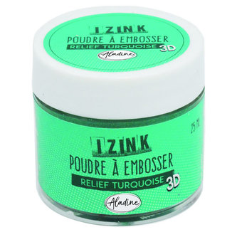 Embosovací prášok 25 ml - tyrkysový