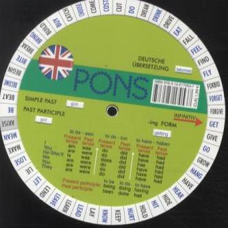 PONS Drehscheibe unregelmäßiger Verben Englisch