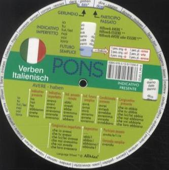 PONS Drehscheibe Verben Italienisch