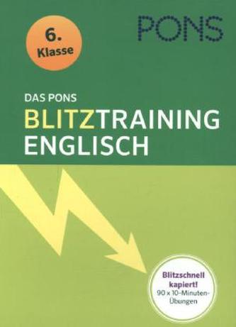 Das PONS Blitztraining - Englisch 6. Klasse