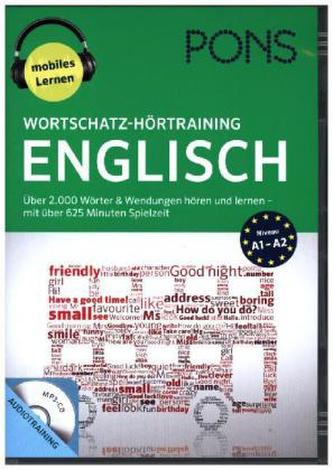 PONS Wortschatz-Hörtraining Englisch, 1 MP3-CD