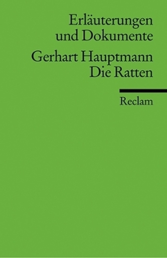 Gerhart Hauptmann 'Die Ratten'