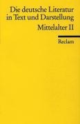 Die deutsche Literatur in Text und Darstellung. Tl.2