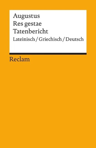 Tatenbericht. Res gestae