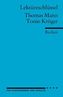 Lektüreschlüssel Thomas Mann 'Tonio Kröger'