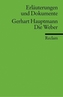 Gerhart Hauptmann 'Die Weber'