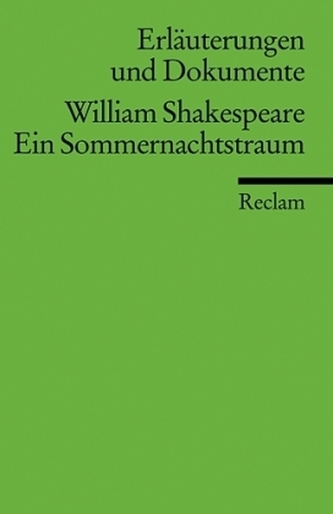 William Shakespeare 'Ein Sommernachtstraum'