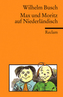 Max und Moritz auf Niederländisch