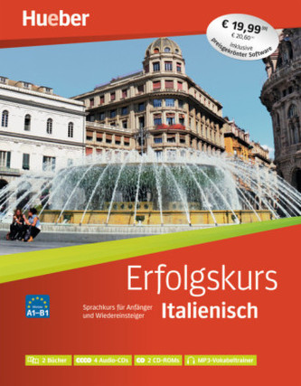 Erfolgskurs Italienisch, 2 Übungsbücher + 4 Audio-CDs + 2 CD-ROMs