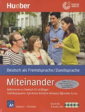 Yeni Baslayanlar Için Kendi Kendine Almanca Ögrenme Kursu, Lehrbuch m. 4 Audio-CDs