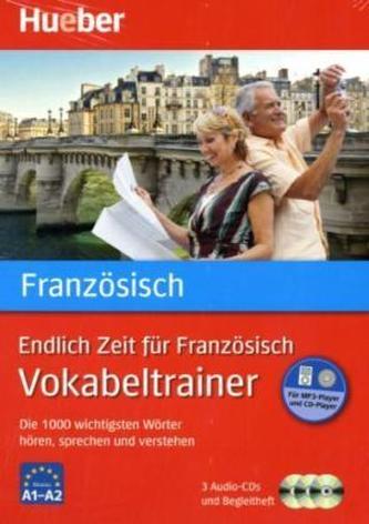 Endlich Zeit für Französisch - Vokabeltrainer, 3 Audio-CDs