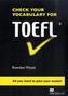 Check your Vocabulary for TOEFL
