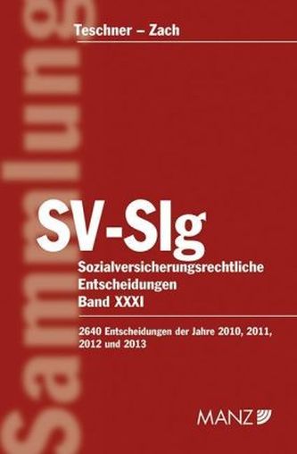 Sozialversicherungsrechtliche Entscheidungen (f. Österreich). Bd.31