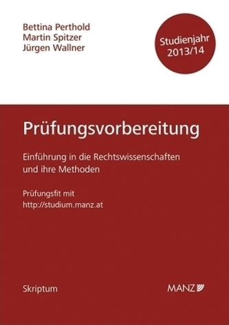 Prüfungsvorbereitung, Studienjahr 2013/14 (f. Österreich)