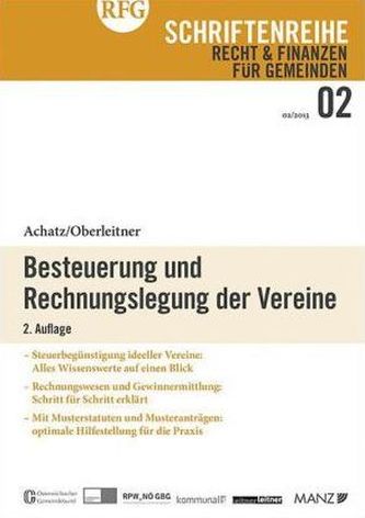 Besteuerung und Rechnungslegung der Vereine (f. Österreich)