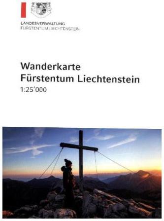 Hallwag Wanderkarte Fürstentum Liechtenstein