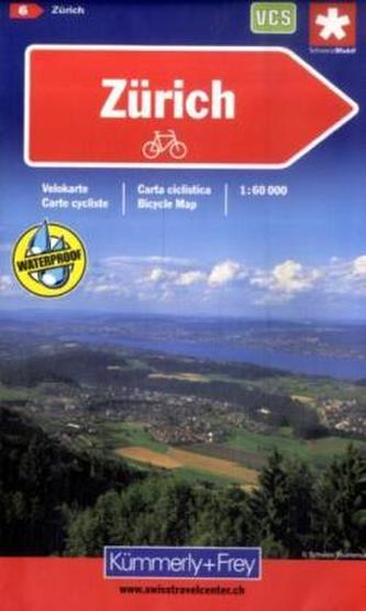 Kümmerly & Frey Karte Zürich, Velokarte