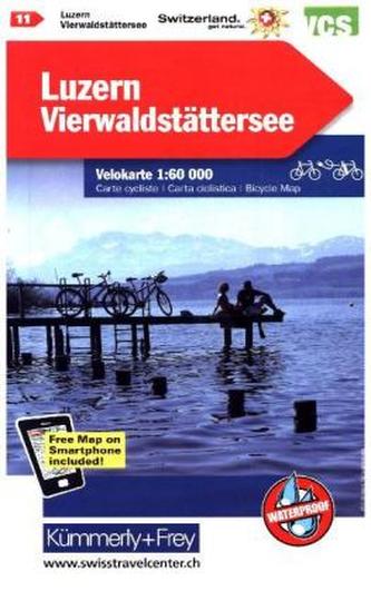 Kümmerly & Frey Karte Luzern, Vierwaldstättersee