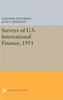 Surveys of U.S. International Finance, 1951