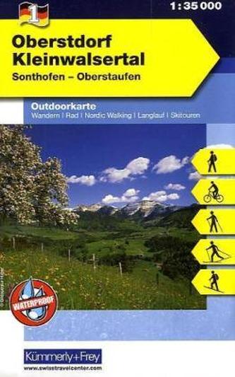 Kümmerly & Frey Outdoorkarte Oberstdorf, Kleinwalsertal