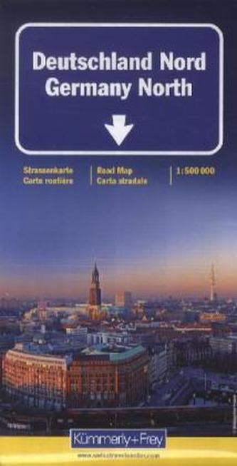 Kümmerly & Frey Karte Deutschland Nord. Germany North