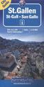 Kümmerly & Frey Stadtplan St. Gallen. St. Gall. San Gallo