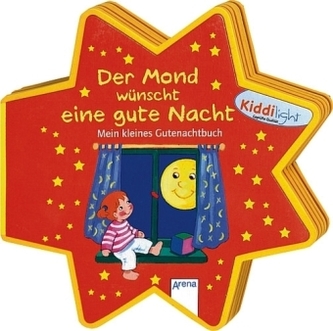Der Mond wünscht eine gute Nacht