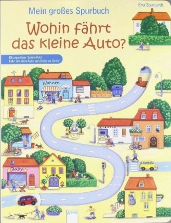 Mein großes Spurbuch - Wohin fährt das kleine Auto?