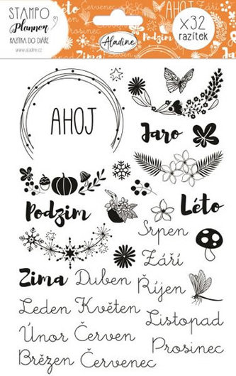 Diářová razítka StampoPlanner, roční období