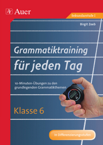 Grammatiktraining für jeden Tag, Klasse 6