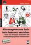 Altersangemessene Sachtexte lesen und verstehen, m. CD-ROM