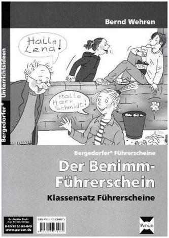 Der Benimm-Führerschein, Klassensatz Führerscheine