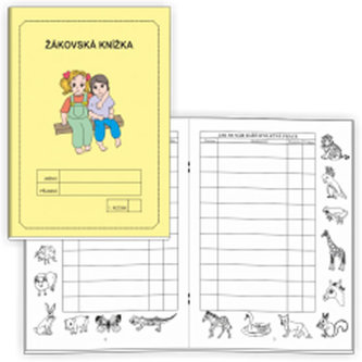 Žákovská knížka 1. ročník - známkování (žlutá)