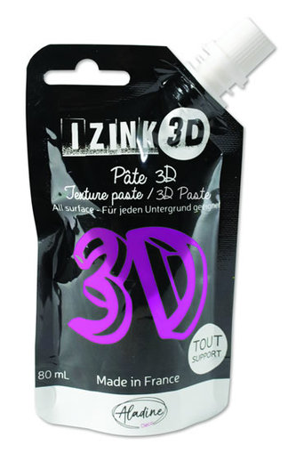 IZINK 3D reliéfna pasta 80 ml/crocus, fialová