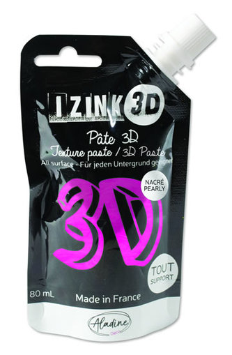 IZINK 3D reliéfní pasta 80 ml/orchid, perleťová růžová IZINK 3D reliéfní pasta 80 ml/orchid, perleťová růžová