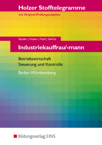 Industriekauffrau/mann, Betriebswirtschaft, Steuerung und Kontrolle, Baden-Württemberg