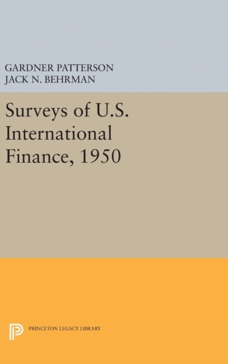 Surveys of U.S. International Finance, 1950