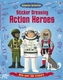Sticker Dressing: Action Heroes. Mein Anzieh-Stickerbuch: Mutige Berufe, englische Ausgabe