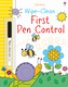 Wipe-clean First Pen Control, w. pen