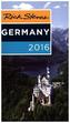 Rick Steves Germany 2016
