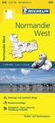 Michelin Karte Normandie West. Calvados, Manche