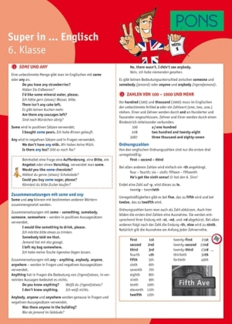 PONS Englisch 6. Klasse auf einen Blick