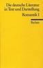 Die deutsche Literatur in Text und Darstellung. Bd.8