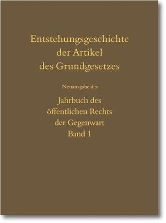 Entstehungsgeschichte der Artikel des Grundgesetzes