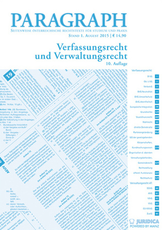 Verfassungsrecht und Verwaltungsrecht (f. Österreich)